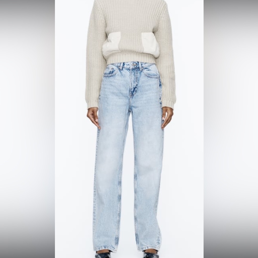 Zara TRF High Rise Jeans
